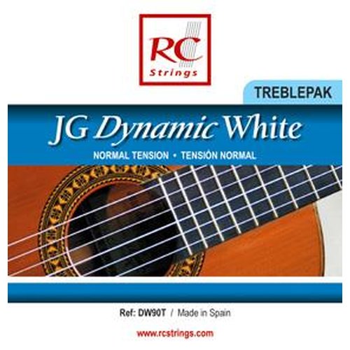 RC Strings DW90T JG Dynamic White Treblepack NT for Classical Guitar