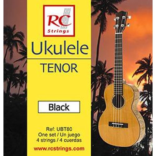 RC Strings UBT80 Tenor black fr Ukulele
