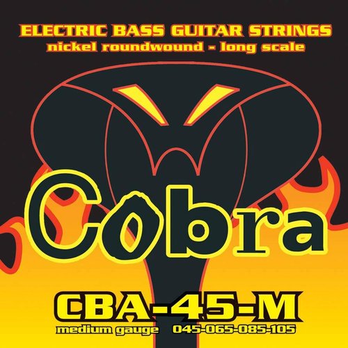 Cobra CBA-45-M Nickel Plated 045/105 Longscale E-Bass