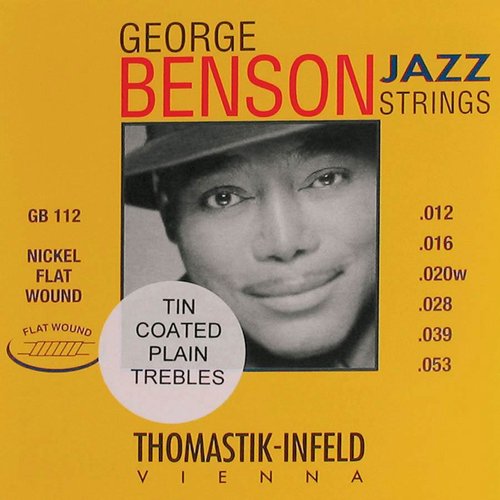 Thomastik-Infeld GB112T George Benson Nickel Flatwound Tinplated Trebles