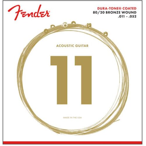 Fender 880CL Dura-Tone 011/052 Acoustic Guitar Strings