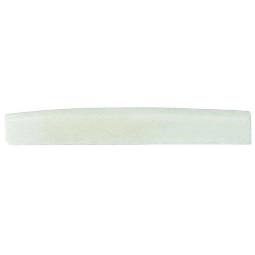 Bone saddle F&S for electric guitar raw arched 43,0 x 5,7 x 3,0