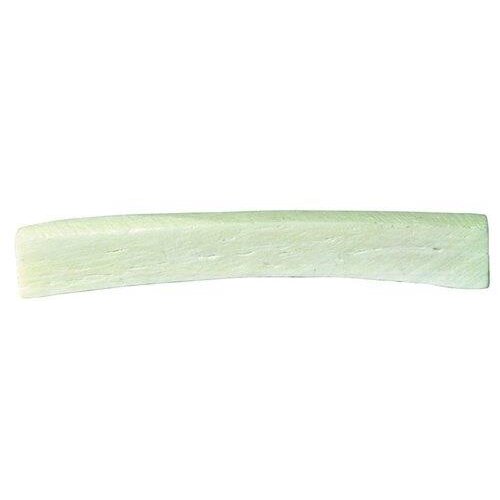 Bone saddel F&S for E-guitar raw arched 44,0 x 6,0 x 3,5 mm