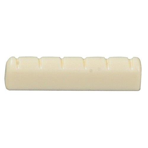 Kunststoffsattel F&S für Konzertgitarre vorgekerbt 1/4
