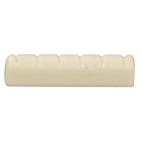 Plastic saddle F&S for classical guitar pre-scored 7/8