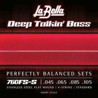 La Bella Flatwound 760FS-S 045/105 Short Scale