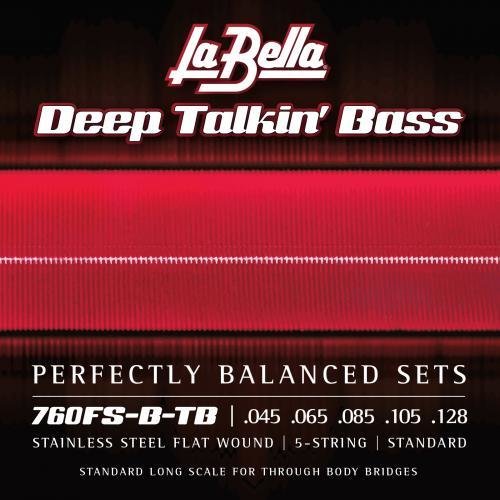 La Bella Flatwound 760FS-BTB Thru Body 5-Cuerdas