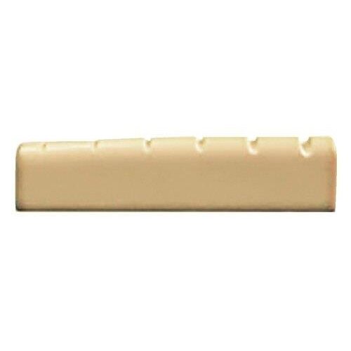Saddle F&S for acoustic guitar notched 43 x 6 x 7,2-8 mm