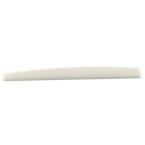 Plastic bridge inlay for acoustic guitar curved 76.9 x 8.4 x 2.9 mm