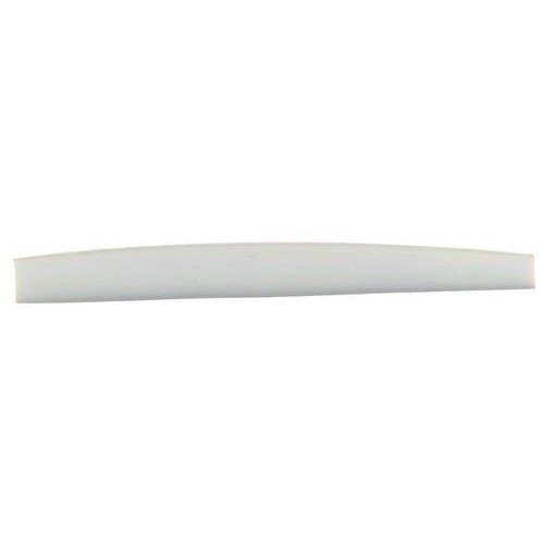 Plastic bridge inlay for acoustic guitar curved 77.0 x 9.4 x 3.0 mm
