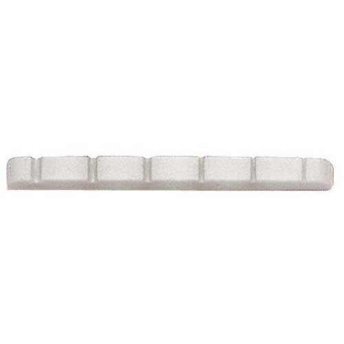 Partsland plastic nut for electric guitar notched white
