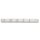 Partsland plastic nut for electric guitar notched white