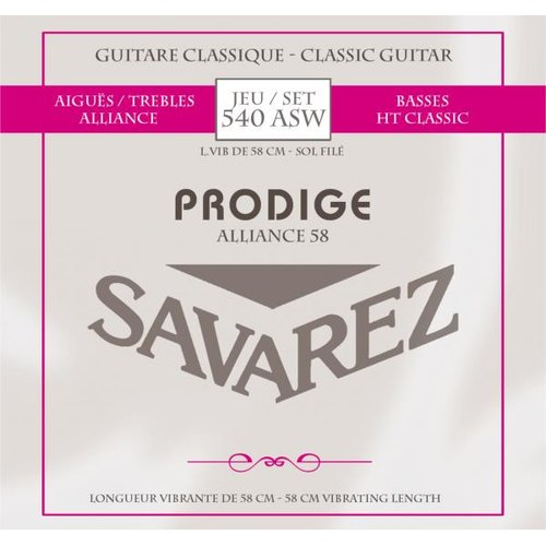 Savarez 500ASW G3-Wound Prodige Alliance for 3/4 & 7/8 Childrens Guitar