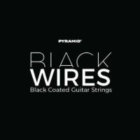 Pyramid Black Wires cordes au détail guitare...