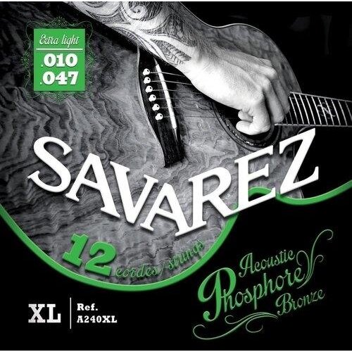 Savarez A240XL Acoustic Phosphor Bronze 010/047 12-string