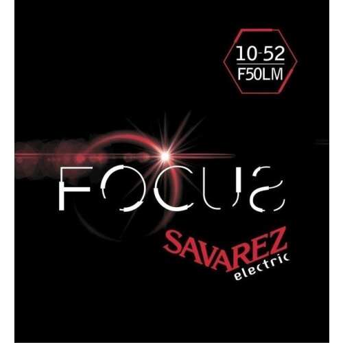 Savarez F50LM Focus Stainless Steel 010/052 Electric Guitar Strings