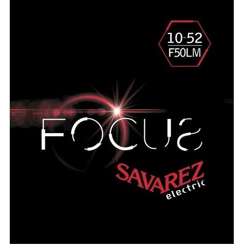 Savarez F50LM Focus Stainless Steel 010/052 Electric Guitar Strings