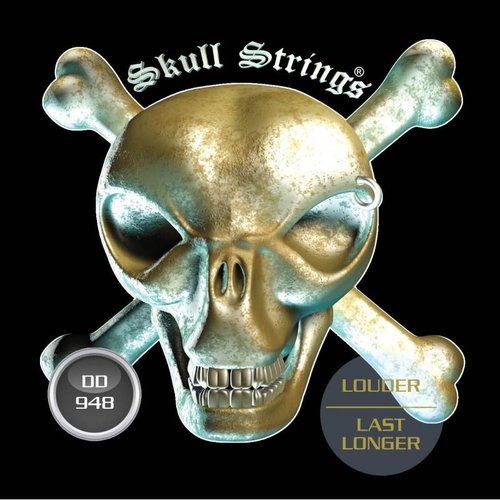 Skull Strings Drop D Stainless Steel 009/048 Electric Guitar Strings