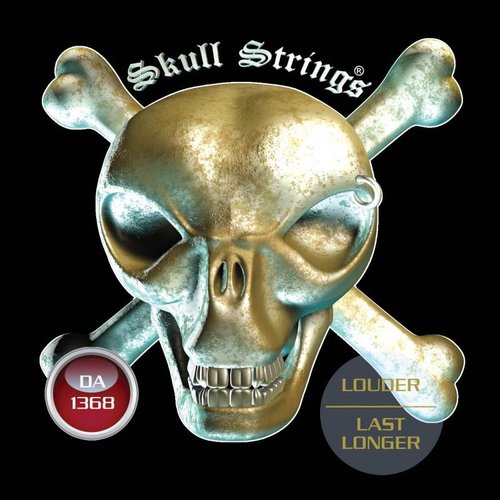 Skull Strings Drop A Stainless Steel 013/068 Electric Guitar Strings