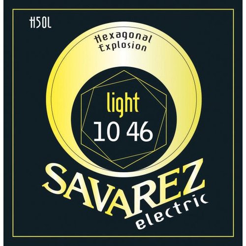 Savarez H50L Hexagonal Explosion 010/046 Electric Guitar Strings