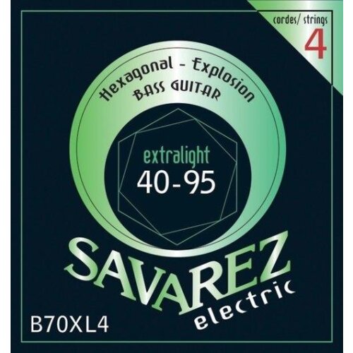 Savarez B70XL4 Hexagonal Explosion 040/095 Electric bass strings