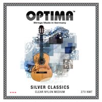 Optima 270 Silver Classics Set Nylon Medium Tension