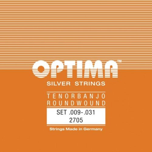 Optima 2705K Tenor Banjo Silver String Roundwound, Ball End