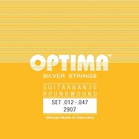Optima 2907 Guitar-Banjo Silver String 6-Saiter, Loop End