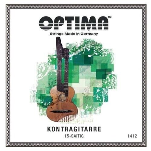 Optima 1412 Kontragitarre Silver Strings 15-String