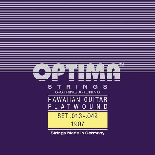 Optima 1907 Hawaiian Guitar A-Tuning Set 6-String