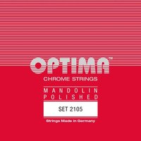 Optima 2105 Mandolin Chrome Red Label Set, polished 8-String