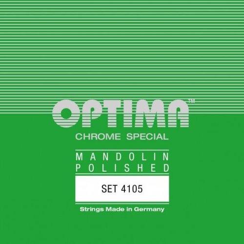 Optima 4105 Mandolin Chrome Green Label Set, 8-String
