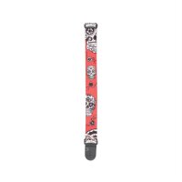 DAddario P20W1414 sangle de guitare Sugar Skulls, rouge