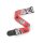 DAddario P20W1414 sangle de guitare Sugar Skulls, rouge