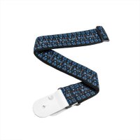 DAddario 50G05 Guitar Strap Hootenanny, Blue & Black