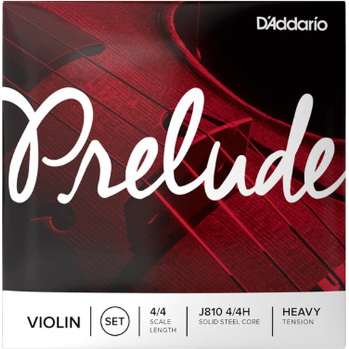 DAddario J810 4/4H Prelude Violin String Set Heavy