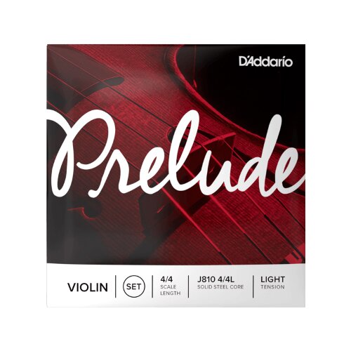 DAddario J810 4/4L set di corde per violino Light Tension