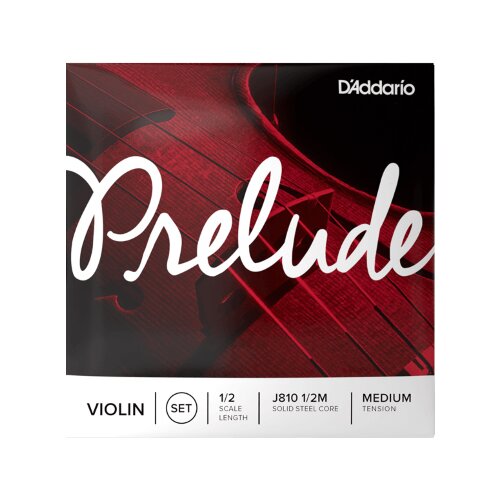 DAddario J810 1/2M Jeu de cordes pour violon tension moyenne