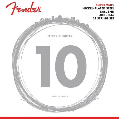 Fender 250R-12 Nickel Plated Steel 010/046 12-Cordes