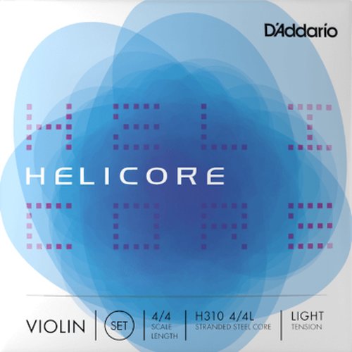 DAddario 310 4/4L jeu de cordes pour violon Helicore Light Tension