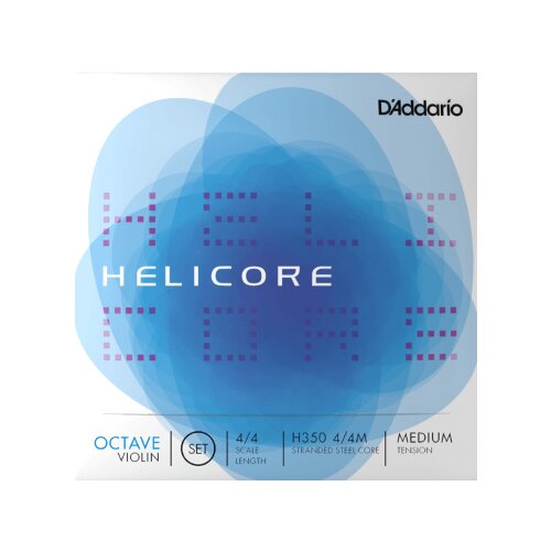 DAddario H350 4/4M Helicore Octave violino set Medium Tension