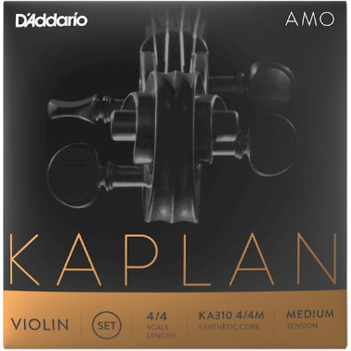 DAddario KA310 4/4M Kaplan Amo jeu de cordes pour violon Medium Tension