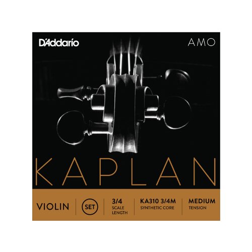 Juego de cuerdas para violín DAddario KA310 3/4M Kaplan Amo Medium Tension
