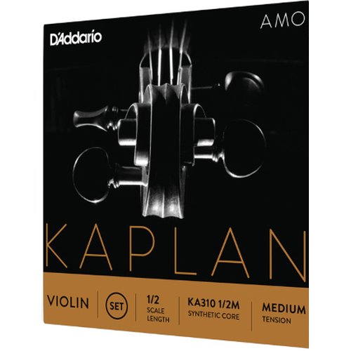 DAddario KA310 1/2M Kaplan Amo Jeu de cordes pour violon Medium Tension
