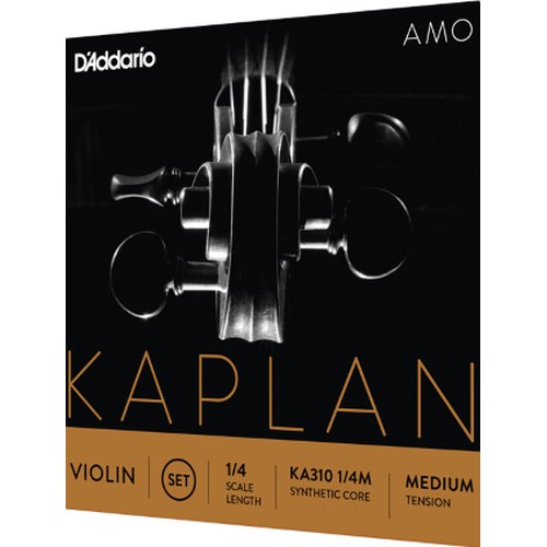 DAddario KA310 1/4M Kaplan Amo Violin String Set Medium Tension