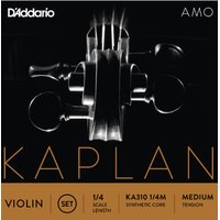 DAddario KA310 1/4M Kaplan Amo Violin String Set Medium...