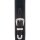 DAddario 25LBB00 Gitarrengurt Leder mit Gürtelschnalle, Schwarz