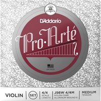 DAddario J56 4/4M Pro Arte violin string set medium tension