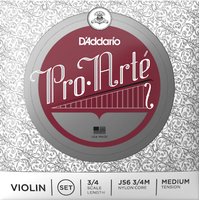 DAddario J56 3/4M Pro-Arte Violin Set Medium Tension