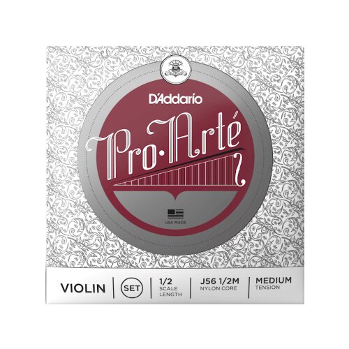 Juego de violín DAddario J56 1/2M Pro-Arte Medium Tension